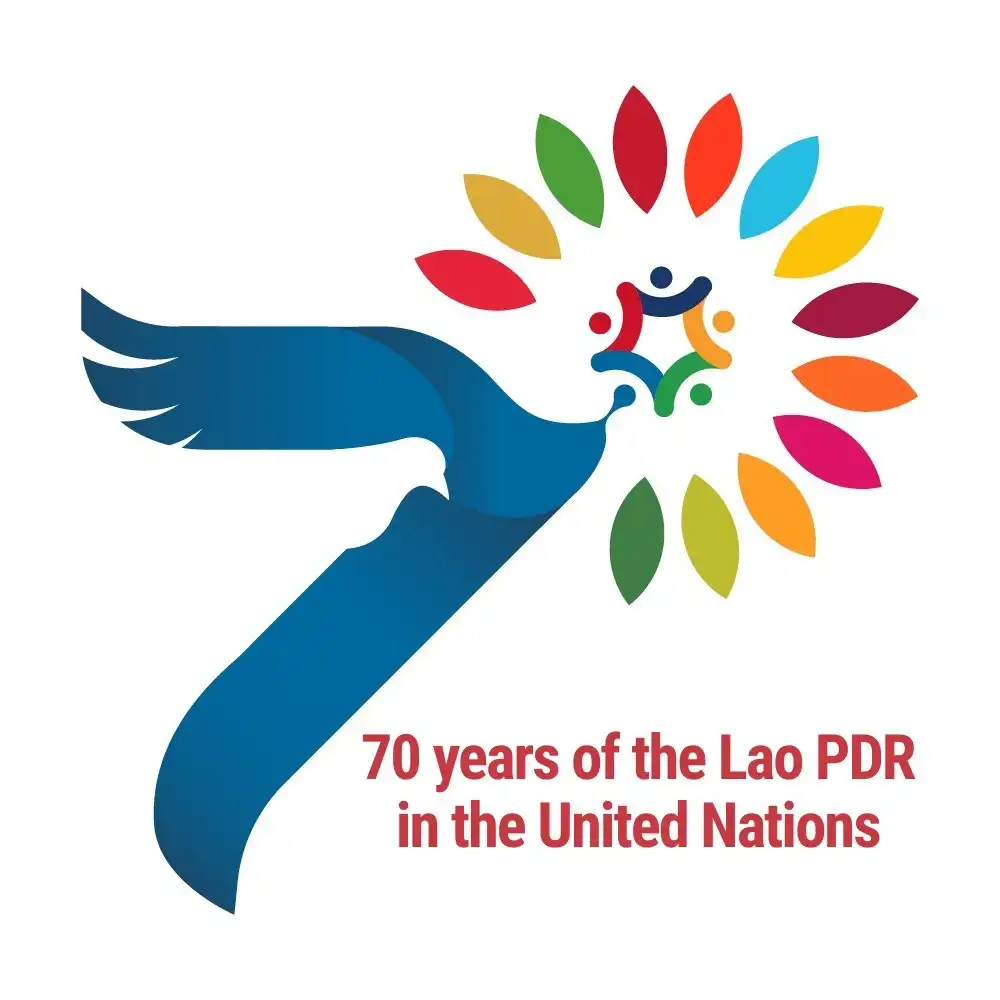 ລາຍລະອຽດ ແລະ ຄວາມໝາຍຂອງ ໂລໂກ້ 70 ປີ ສປປ ລາວ ເຂົ້າເປັນສະມາຊິກອົງການ ສະຫະປະຊາຊາດ.