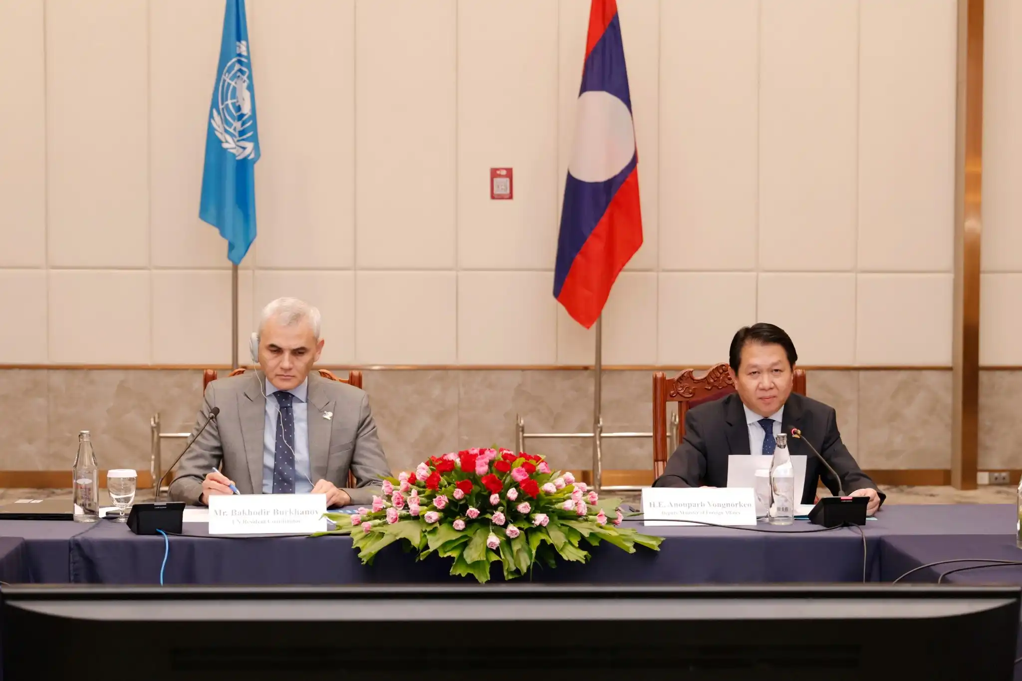 ກອງປະຊຸມລະດັບສູງ ຂອງ ຄະນະກໍາມະການຊີ້ນໍາຮ່ວມ (JSC) ໃນຂອບວຽກການຮ່ວມມື  ເພື່ອການພັດທະນາແບບຍືນຍົງ ລະຫວ່າງ ລັດຖະບານ ແຫ່ງ ສປປ ລາວ ແລະ ອົງການ ສະຫະປະຊາຊາດ ໄລຍະປີ 2022 - 2026